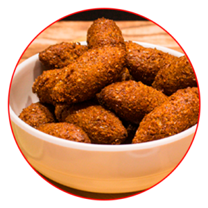 Mini kibes de carne para festas, salgados árabes com sabor único e entrega rápida